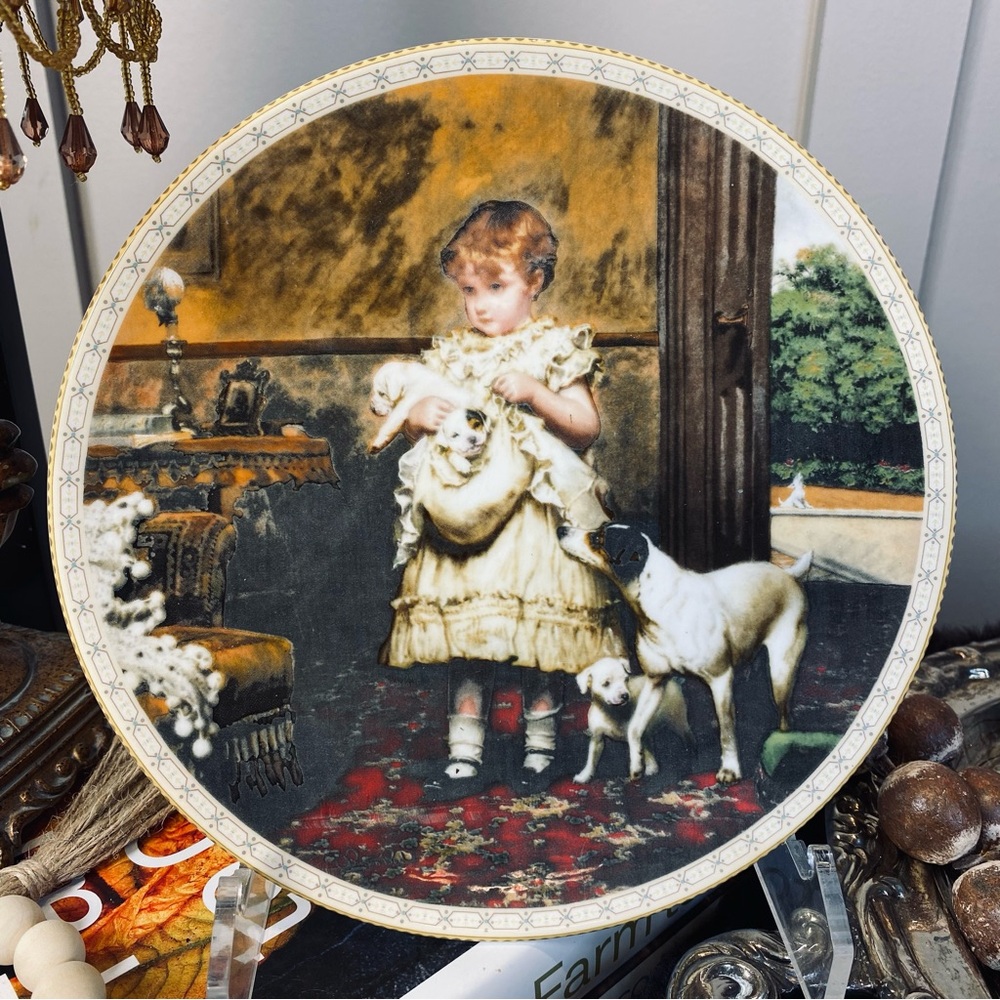 Vintage Royal Doulton plates. A Victorian Childhood series